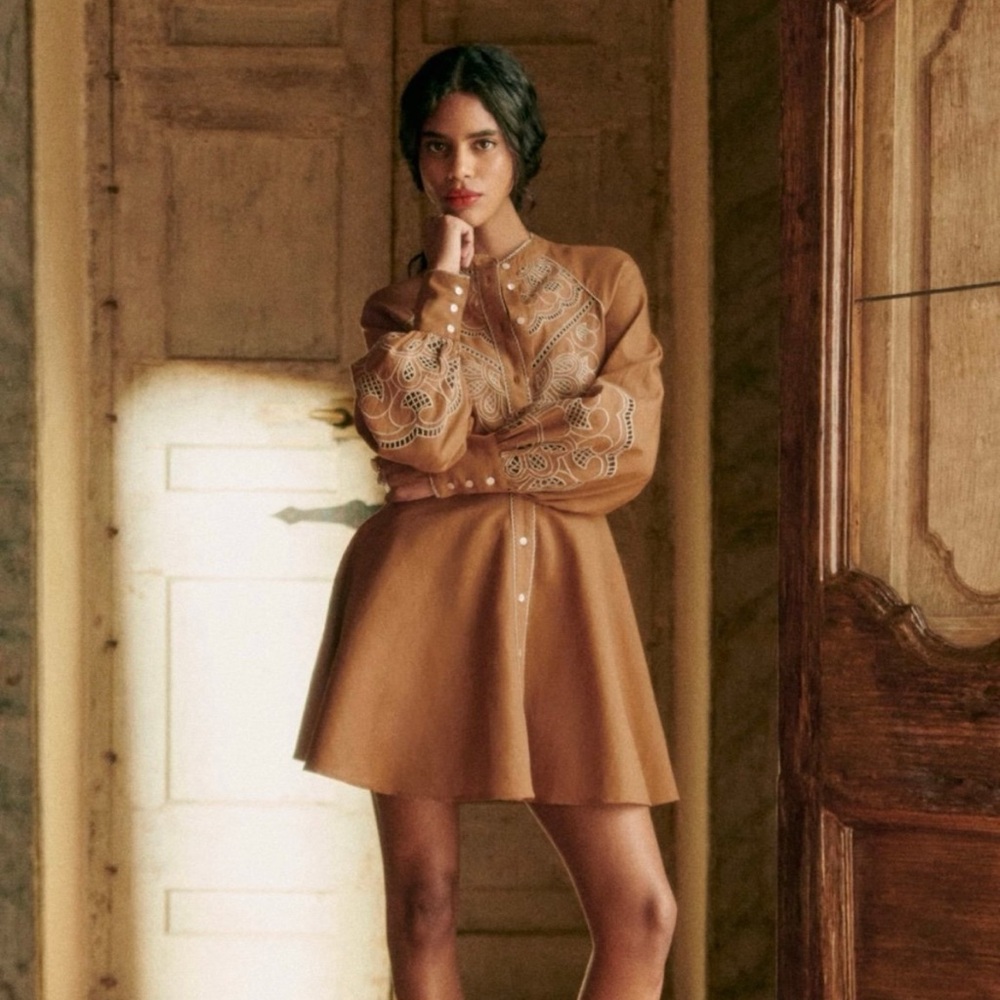 House of Harlow 1960 Embroidered Dress